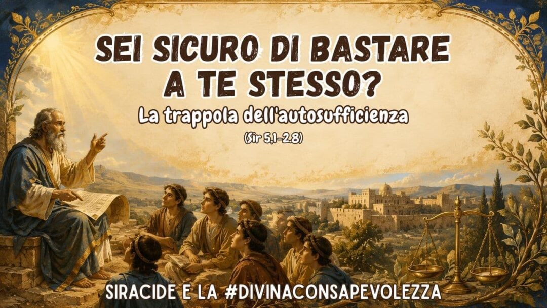 Sei sicuro di bastare a te stesso?