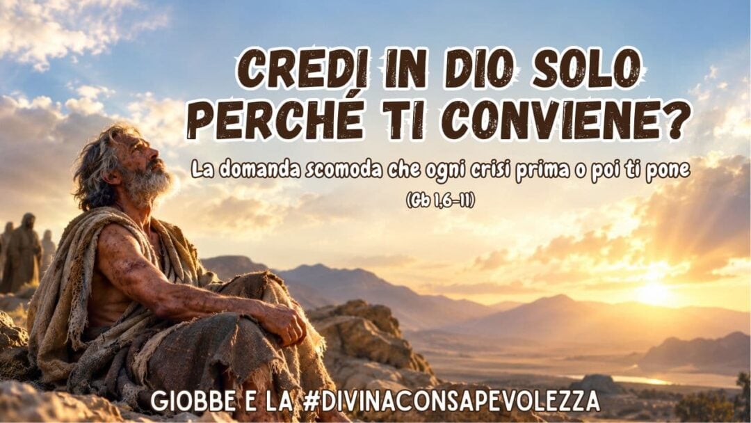 Credi in dio solo perché ti conviene?