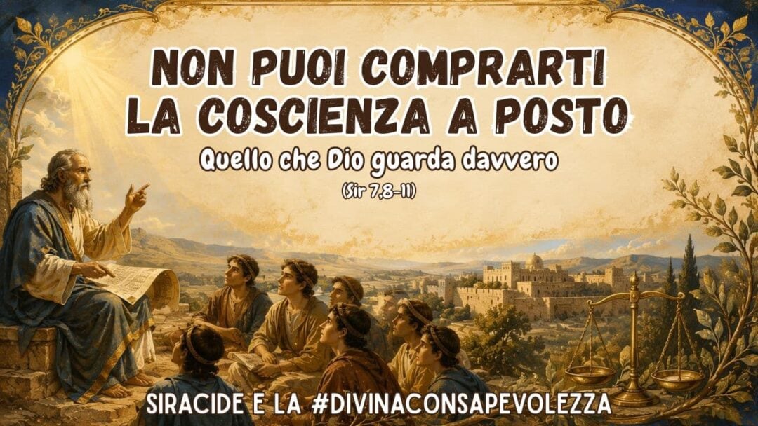 Non puoi comprarti la coscienza a posto